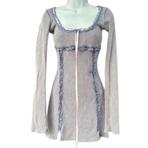 Current Mood Blue Mini Dress